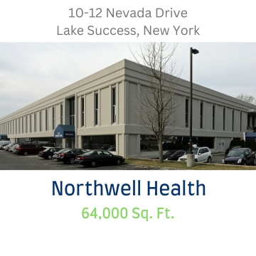Office building at 10-12 Nevada Drive in Lake Success, NY